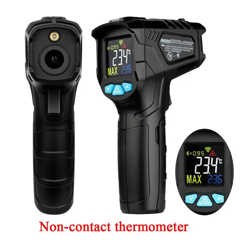

Handheld Infrared Thermometer Color Screen LCD Digital Temperature Meter Non-contact Multi-functional Temperature Detector