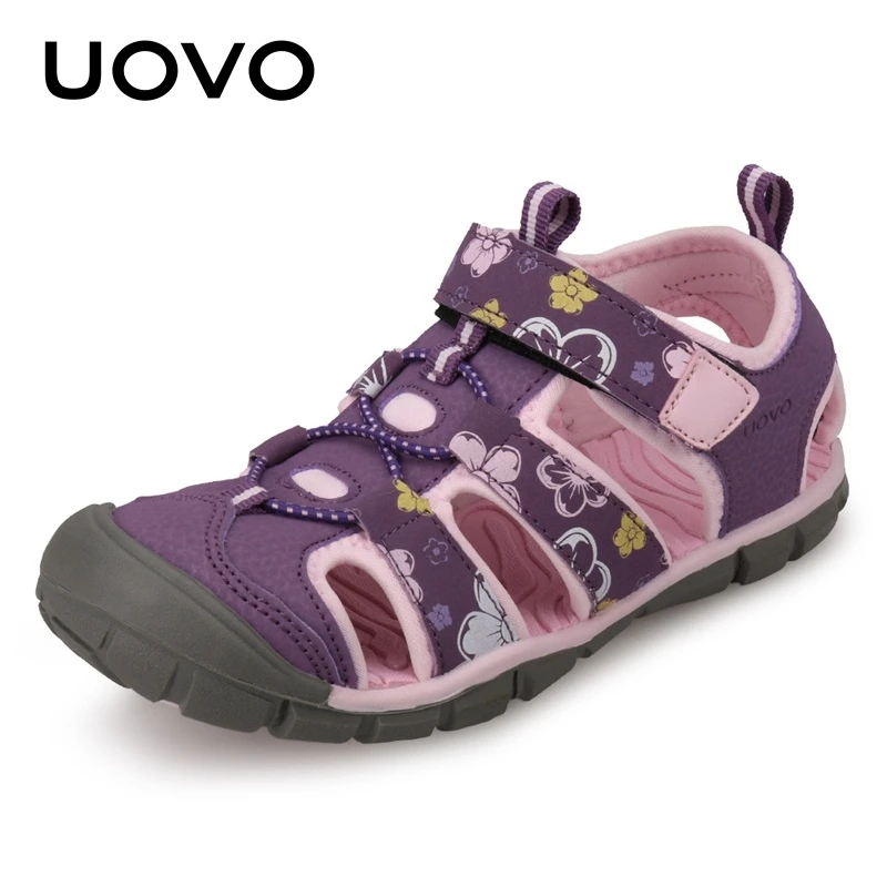 baratas Crianças Sandálias Da Moda Meninas 2018 Meias Estilo de Correspondência de Cores Design Durável Macio TPR Sole Confortáveis Sandálias Meninas Com Eur #25 35