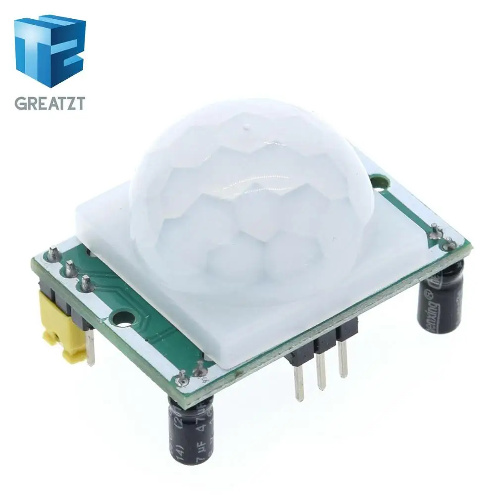 Модуль детектора движения GREATZT для arduino инфракрасный пироэлектрический ИК датчик