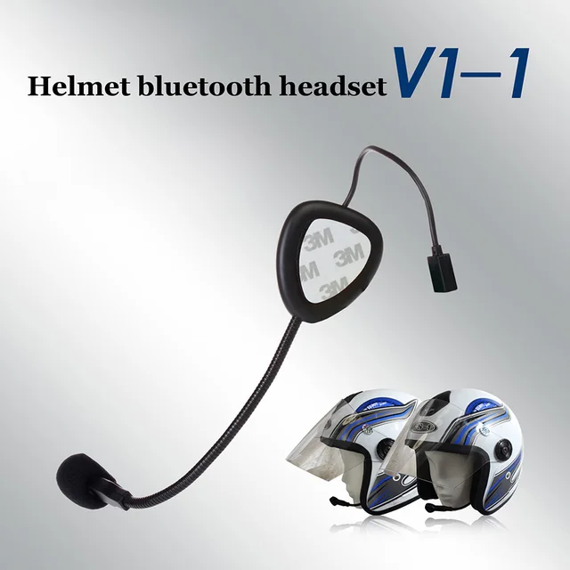 V1 1 Casque Moto Bluetooth Casque Intercom Sans Fil Mains Libres