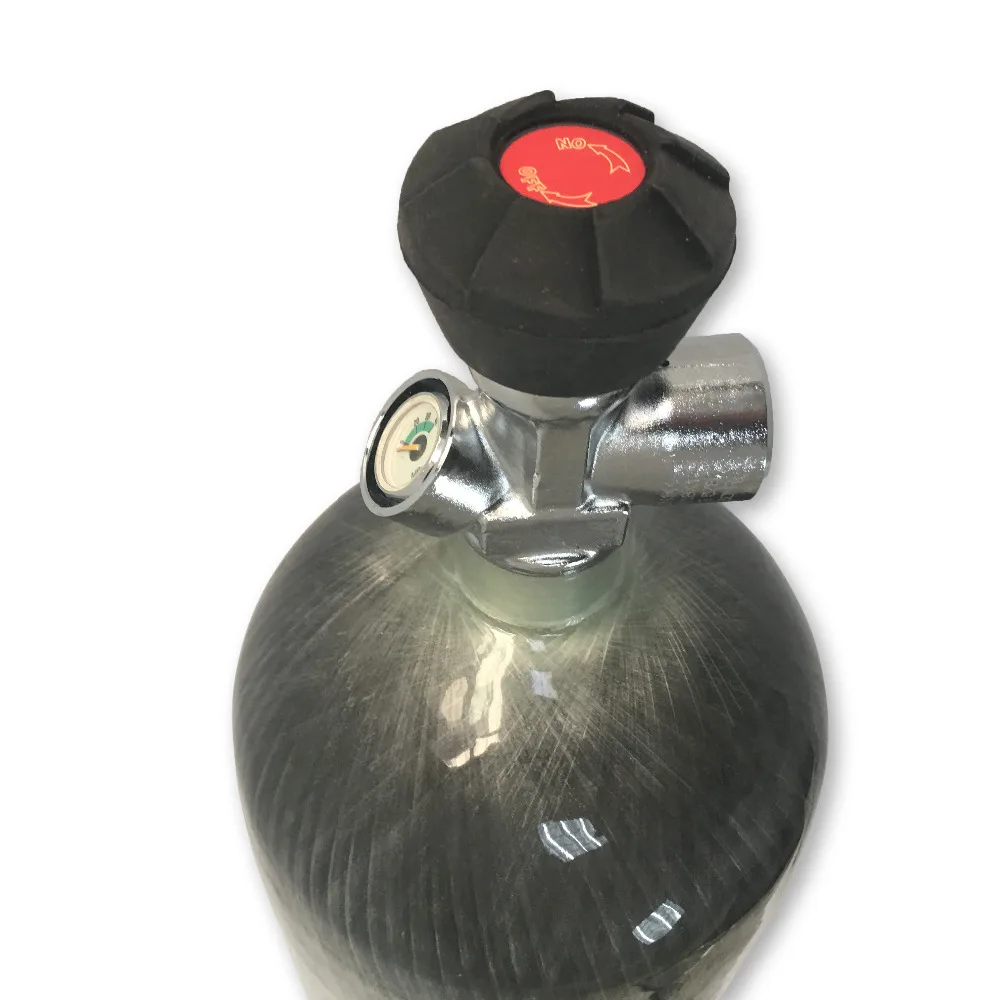 Acecare scuba pcp paintball tank/air tank cylinder 4500psi diving 300bar air bottle 6.8L for power regulator airforce condor dual sensor smoke alarm