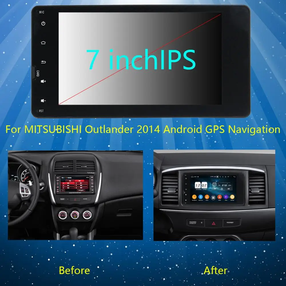 Clearance 7" IPS 8 Core 4G+64G Android 9.0 Car DVD Radio GPS Navi For Mitsubishi Lancer Outlander ASX RVR 2013 2014 2015 DSP CarPlay 2 Clearance 7" IPS 8 Core 4G+64G Android 9.0 Car DVD Radio GPS Navi For Mitsubishi Lancer Outlander ASX RVR 2013 2014 2015 DSP CarPlay 2