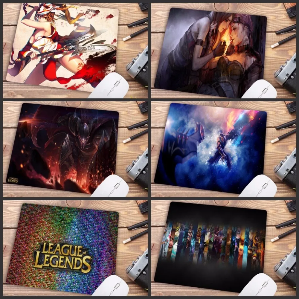 

Mairuige 18X22CM LOL Big Promotions For Russia Country Mouse pad Gamer gaming Speed Mousepad keyboard mat for League of legends