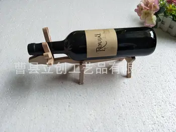 

Wooden deer wine rack, pine elk wine rack, wine rack wholesale creative deer