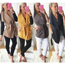 KAYWIDE 2016 Women Winter Coat Series Autumn Outwear Fashion Women Overcoat Wool Blend Fabric Vests For