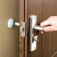 Силиконовая дверная ручка глушитель краш-коврик наклейки на стену Предотвращение столкновений наклейки на дверь Бесшумная Накладка защита от столкновений ручка