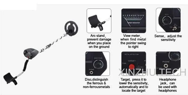 TIANXUN MD-3020 металлоискатель MD3020 подземный детектор золота Охотник за сокровищами с гарантией один год