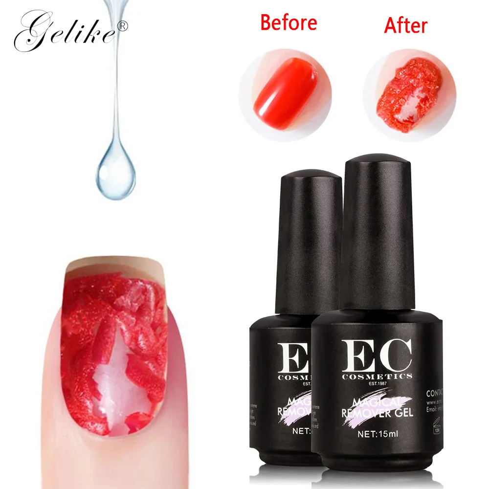 

Gelike Burst Magic Remove UV Gel Nail Polish Magic Remover Soak off Nail Art Primer Acrylic Clean Degreaser For Nail Lacquer