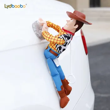 

25-45cm Lovely Toy Story Sherif Woody Car Doll Plush Toys Outside Hang Toy Cute Auto Accessories Hot Sell Car Decoration Toy
