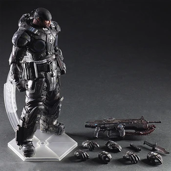 

Haocaitoy PA Figures War Machine Marcus Movie Game Dolls Variant Figure Doll Ver. PVC Action Figures Collectible Model