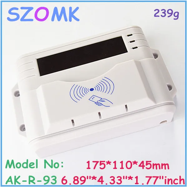 

szomk high quality IC card reader (1 pcs) 175*110*45mm plastic project box pcb enclosure door alarm case for pcb board