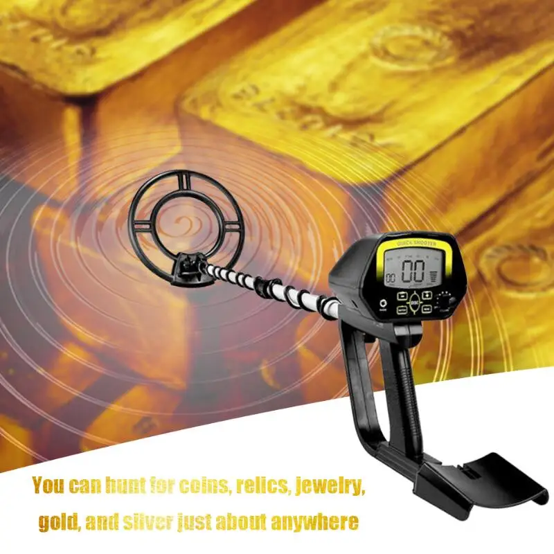 

Portable Underground/Underwater Metal Detector Gold Treasure LCD Display Professional Metal Detector Searching Treasure MD4060