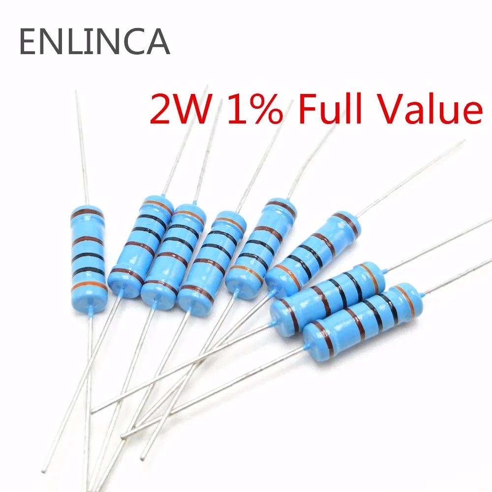 Lot de 20 50 ou 100pcs Resistances 1 Ohm 1R Couche Métal 1/4W 1% Lot de 20 50 ou 100pcs Resistances 1 Ohm 1R Couche Métal 1/4W 1%