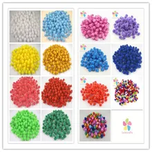 144pcs 288pcs approx 10 12mm Chenille Stems Bendaroos Christmas Plush Ball Hair Root Diy Children Toys