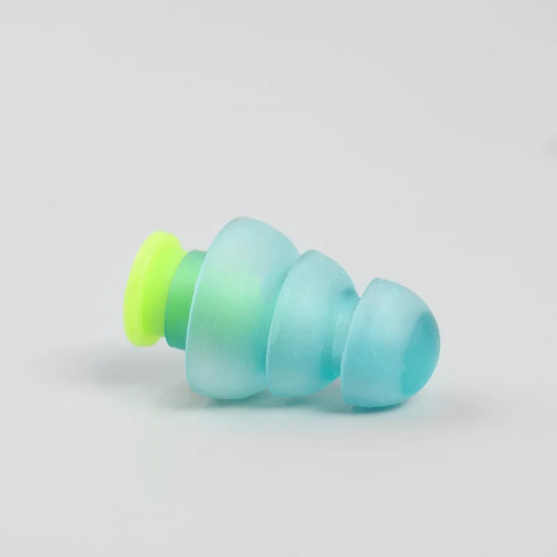 

1 Pair Noise Cancelling Earplugs Silicone Hearing Protection Earplug for Learning Sleeping Working FH99