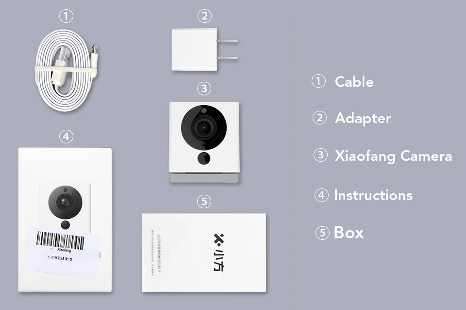 Mijia Xiaofang 110 градусов F2.0 8X1080 P цифровой зум смарт-камера IP wifi Беспроводная камера