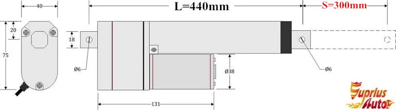 12 v линейный Электрический привод с потенциометром, 1" /300 мм ход 225lbs/1000N нагрузки линейный привод с позицией отзывы