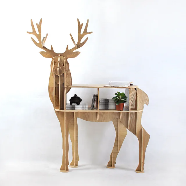 KOSTENLOSER VERSAND Weihnachten hirsch tisch Europäischen DIY Kunst