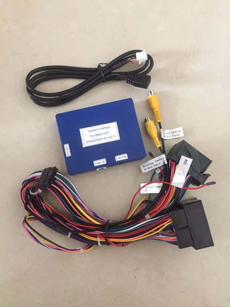 

Camera interface rear back up parking system plus for BMW E60 E90 E87 E70 E71 with CCC system from 2005 to 2009 display improve