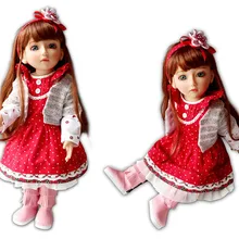 45 см, новинка, SD/BJD, виниловая кукла-Реборн, игрушки, подарок на год, Реалистичная ручная работа, Детская домашняя кукла, девочка, Brinquedos