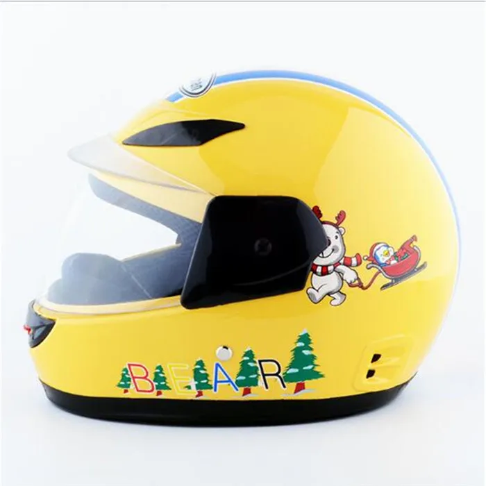 

Motorcycle Helmet Safety Winter Pink Red blue Full Face Bike Helmet for Kids Girls Children Girls Boys Birthday Best Gifts