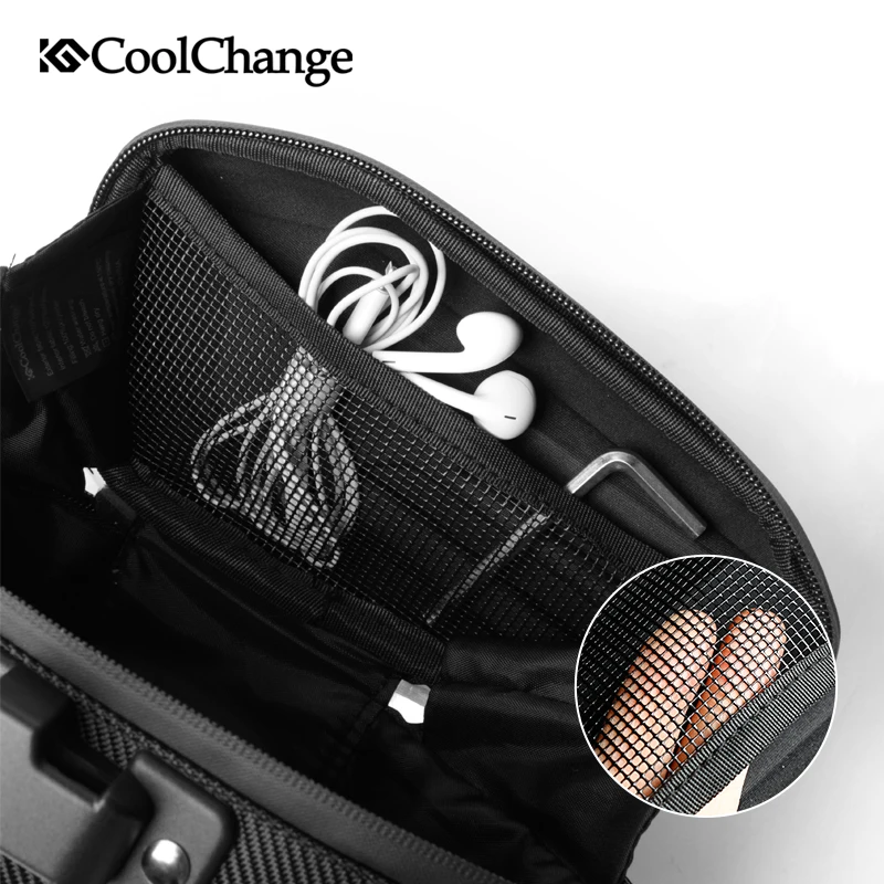 CoolChange دراجة السرج حقيبة للماء MTB حقيبة دراجات خلفية عاكسة الدراجات المقعد الخلفي الذيل حقيبة كبيرة الدراجة اكسسوارات