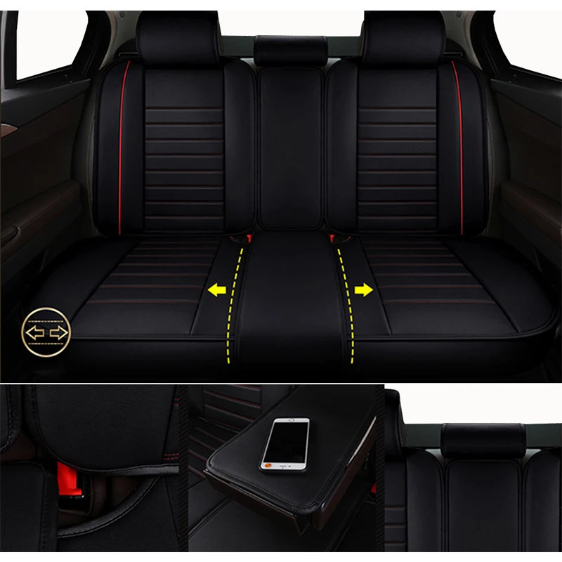 Автомобильные Кожаные универсальные чехлы на сиденья для opel corsa d polo 6r bmw x3 f25 volvo xc70