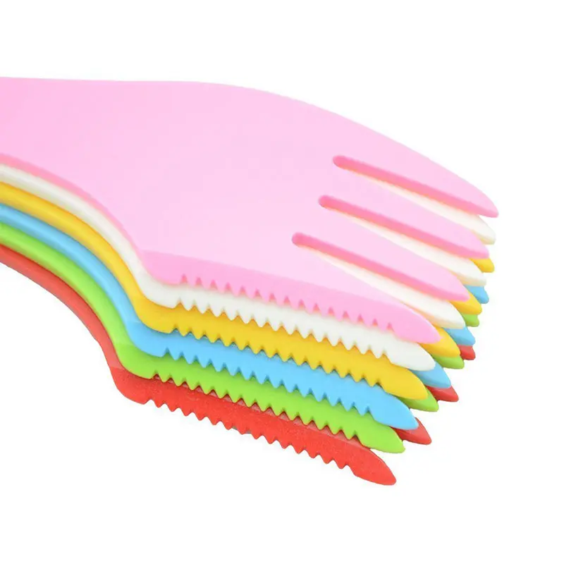 6Pcs 3 In 1 Spoon Fork Knife Combo Utensils Flatware 6 Color Heat Resistant Outdoor Camping Home Hiking Picnic Lunch Tableware (27)