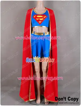 

DC Comics Supergirl Super Girl Cosplay Costume Dress H008