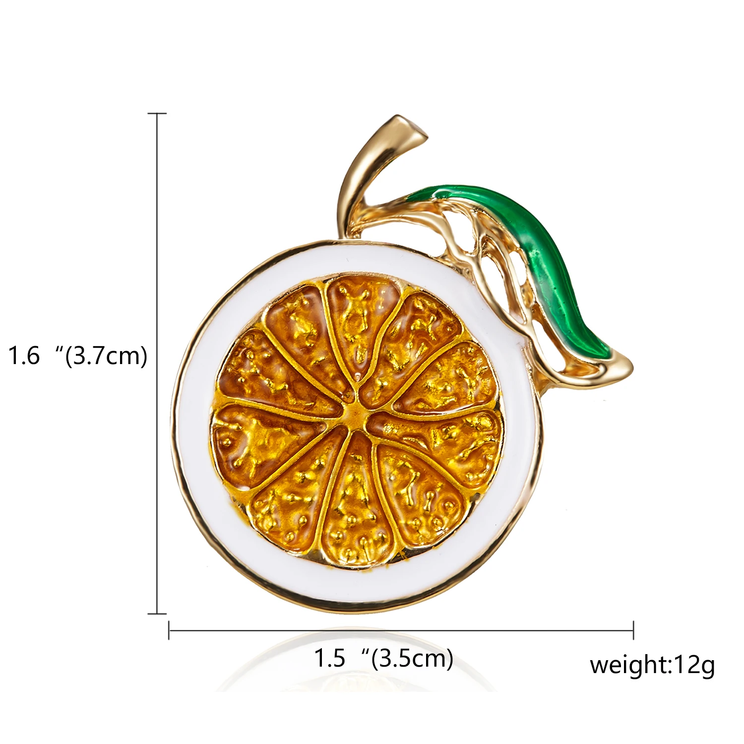 Rinhoo 2 цвета на выбор, эмалированная брошь в виде лимона, унисекс, женская и мужская брошь на булавке, Милые Броши с фруктами, модное ювелирное изделие, платье, пальто, подарок