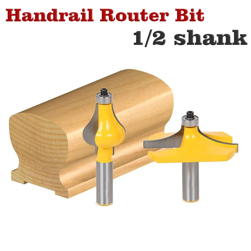 2-Bit-1-2-Shank-Handrail-Router-Bit-Set-Standard-Flute-Line-knife ...