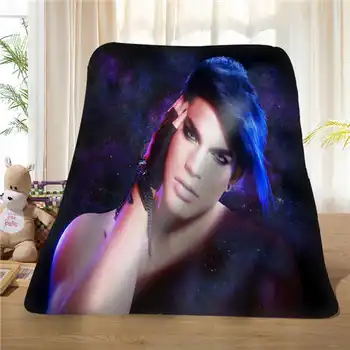 

Custom adam_lambert (1) Blanket Soft Fleece DIY Your Picture Decoration Bedroom Sofa Multi Size#928-01-15
