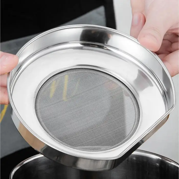 Удобный, полезный чайник из нержавеющей стали для хранения оливкового масла, большой чайник с фильтром для кухни HY99