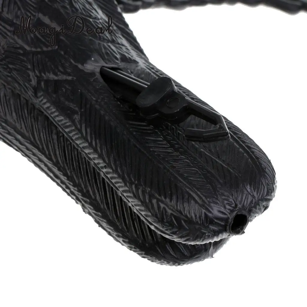 MagiDeal 2 Pieces Lifelike Full Body Crow Decoy Raven Hunting Decoy Bird Scarer Greenhand Gear 