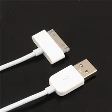 1m Data charger Mobile Phone Cable Fast Charging USB cable For iPhone 4 and 4S iPad iPod with 30 pin dock connector