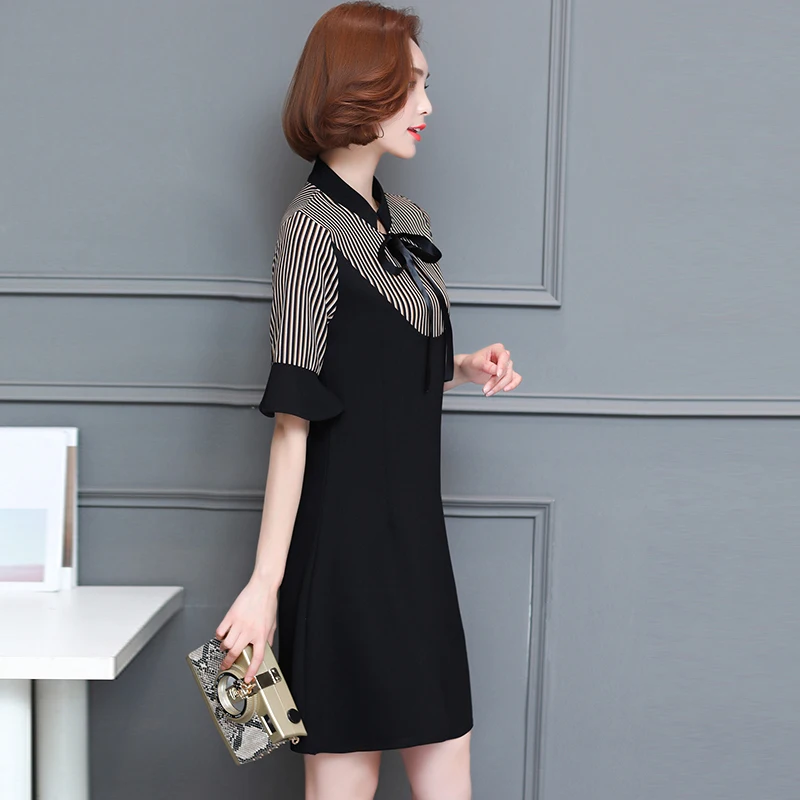 4xl Большие размеры женская одежда 2018 весна лето стиль корейский vestidos Новое тонкое