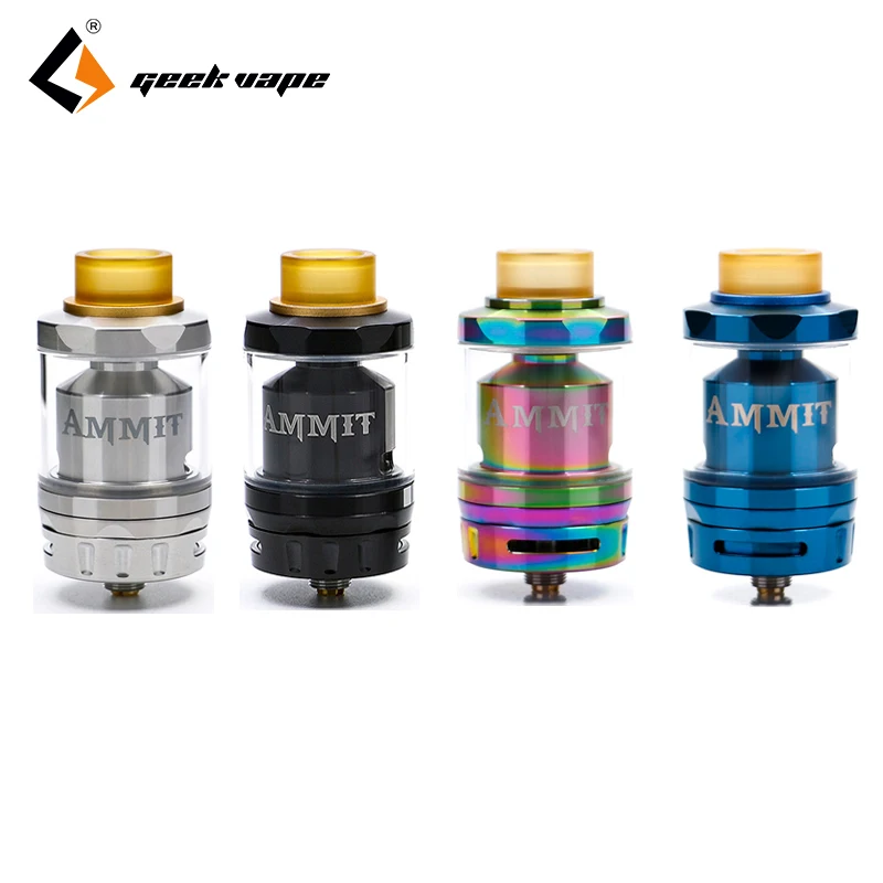 

Original Geekvape Ammit Dual Coil RTA Tank 3ml/6ml Capacity Support Both Dual and Single Coil Ammit tank For box mod