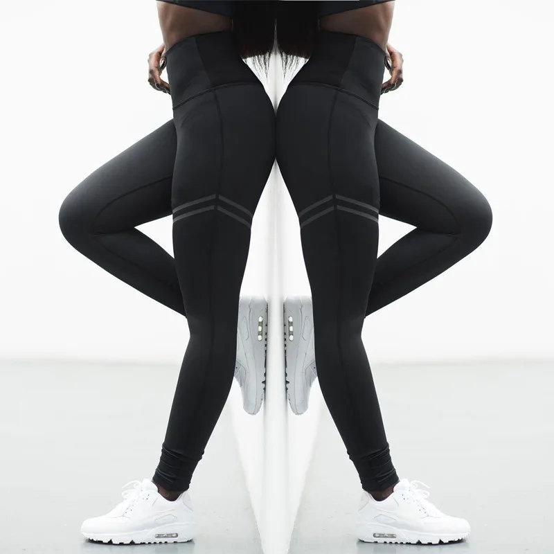 Модные женские брюки с высокой талией брюки-легинсы эластичные однотонные полосатые брюки