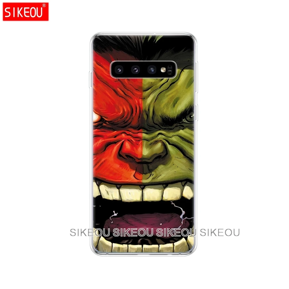 Чехол для samsung Galaxy S10 S9 S8 PLUS S7 S6 egde чехол Fundas coque бампер etui Marvel мстители супергерой Капитан Железный человек танос - Цвет: 10866