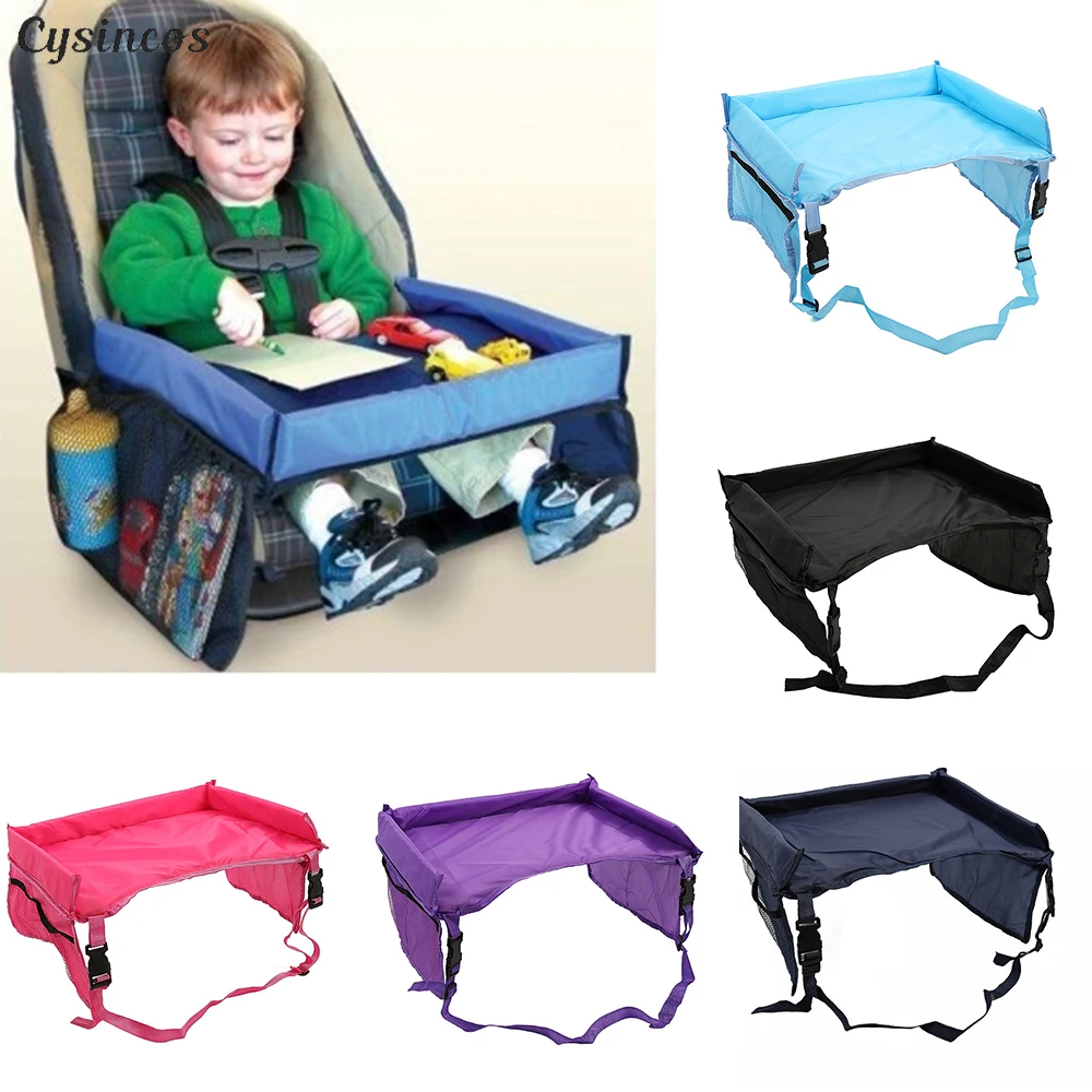 CYSINCOS Baby Car Seat Tray Stroller Kids Toy Food Water Holder Desk Children Portable Table For Car New Child Table Storage CYSINCOS Baby Car Seat Tray Stroller Kids Toy Food Water Holder Desk Children Portable Table For Car New Child Table Storage