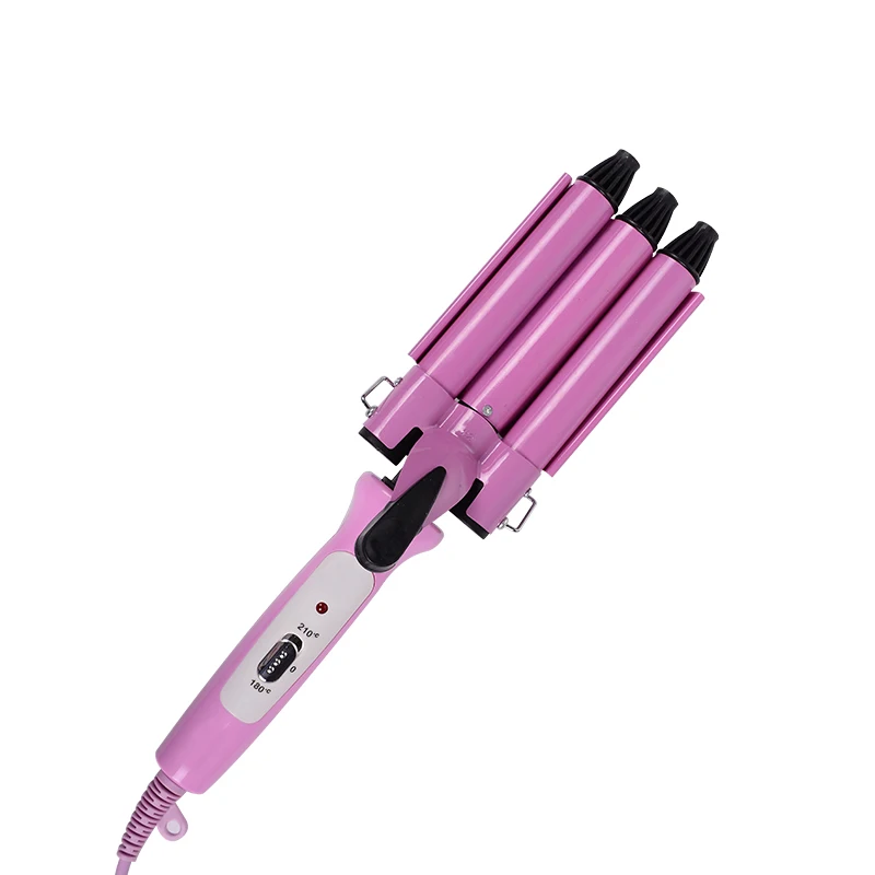 

3 Barrel Clamp Hair Curlers Rollers Adjustable Hair Curling Irons Curling Wand Wave Electric Waver for Women Beauty Hair