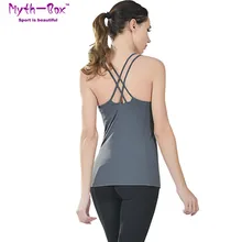 Женские футболки для йоги тонкий Спортивная майка для бега с перекрестными ремешками Теплая кофточка футболка для тренировок Femme Halters Фитнес Спортивный Бюстгальтер Блузка