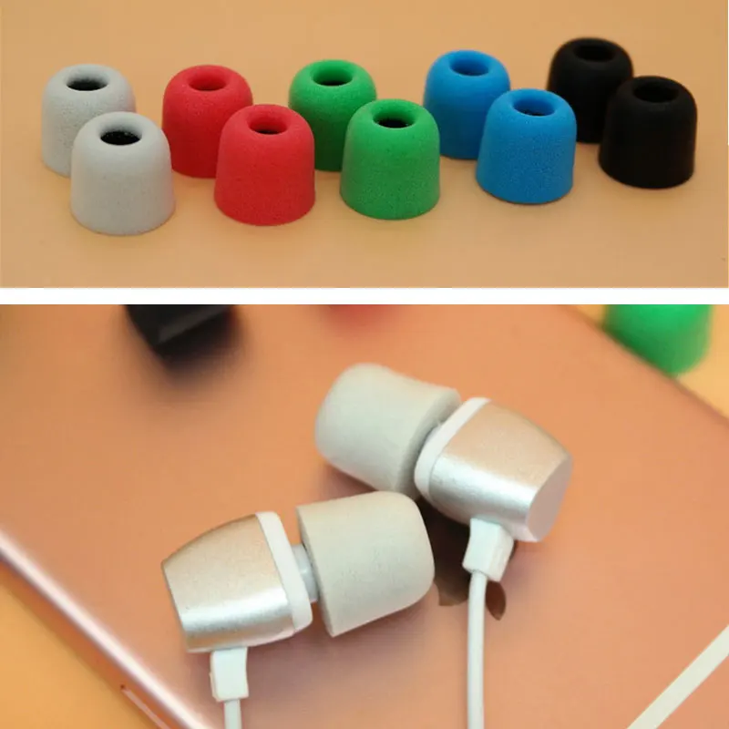 

DOITOP 4pcs/2pair T400 4.9mm Mini Memory Foam Headphone Ear Pads Cover Sponge Ear Cups In-Ear Earbuds Headset Earplug Earmuffs
