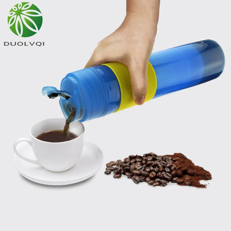 

Duolvqi Mannual Coffee Maker For Cafe French Press Pot Hand Coffee Pot Portable tea fruit Cup Creative cafeteira