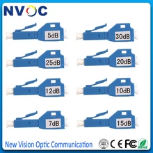 LC/UPC Одномодовый фиксированный волоконно-оптический аттенюатор 3,5, 10,15, 20-25 дБ