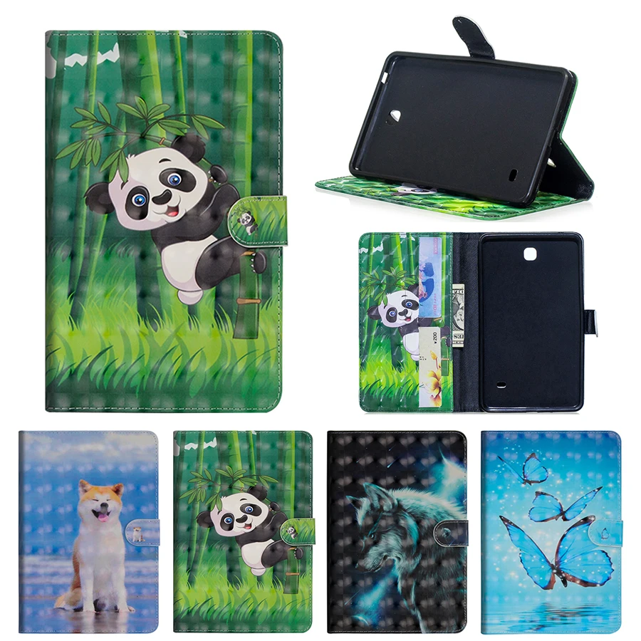 

TopArmor sFor Samsung Galaxy Tab 4 7.0 Case T230 T235 SM-T230 Tablet Case Flip PU Leather Stand Book Cover Case For Samsung T230