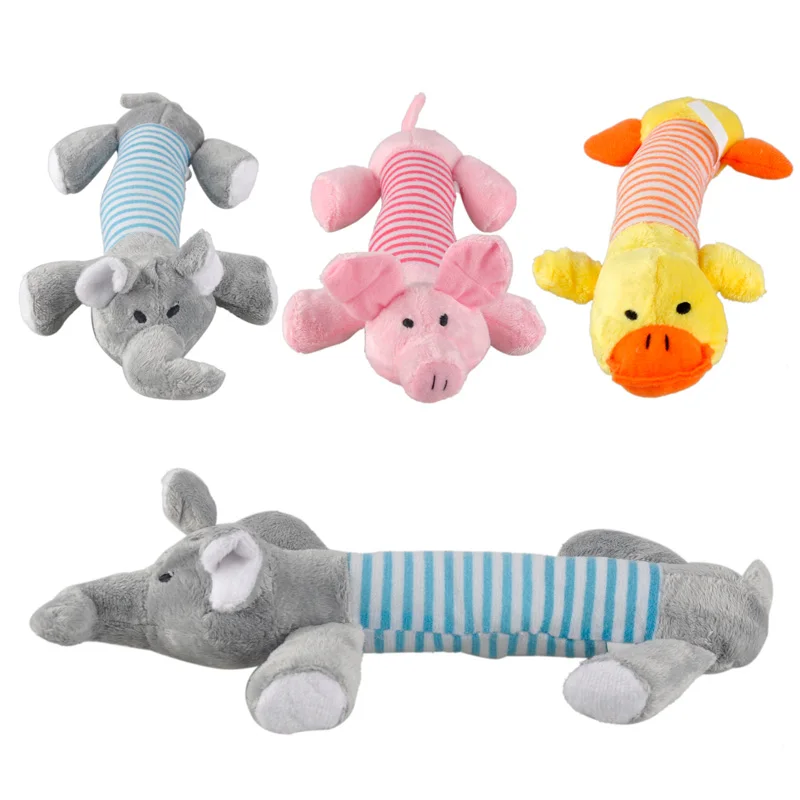 elephant dog toy with squeaker