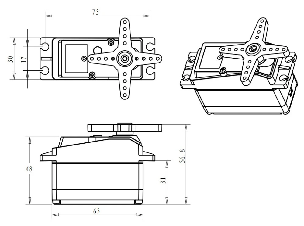 1 шт. servo 60 кг высокий крутящий момент DS5160 baja servo цифровой сервопривод для 1/5 Redcat HPI Baja 5B SS RC Servo автомобиля, совместимый с Iphone, SAVOX-0236