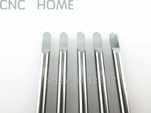 10 pcs 3.175MM 90 Degree 0.2MM Metal Carbide Tools Engraving Router Bits CNC Cutting End Mill Cutter on Cu Al Iron Steel | Инструменты