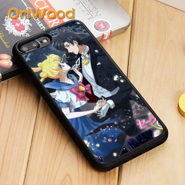 

OriWood Sailor Moon Crystal Usagi Scouts Case cover For iPhone 5 5S SE 6 6S 7 8 X XR XS max Samsung galaxy S6 S7 edge S8 S9 Plus